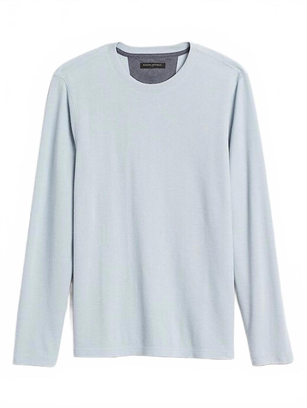 Banana Republic Blue Waffle Knit Thermal Pullover Sweater Large
